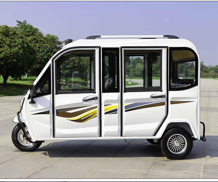 Large space Super long  Accommodates 6 people Tricycles Electric Three Wheel Passenger Tricycle Electric  tuktuk for 6 people