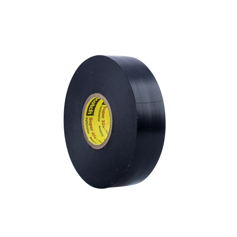 Vinyl electrical insulation tape 3M Super 33+ pvc 0.18mm black rubber adhesive Insulating for electrical application