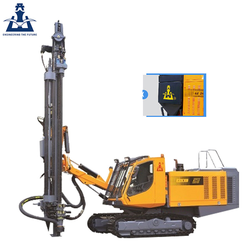 Cheap stable performance KT12 crawler mounted drilling rig