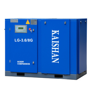 KAISHAN Big Power 55kw Stationary Electric Rotary Screw Air Compressor (115 psi, 350 cfm,75 HP)