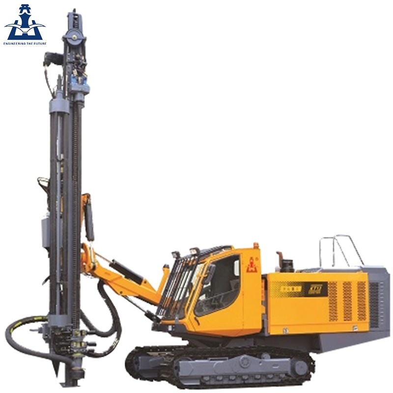 Cheap stable performance KT12 crawler mounted drilling rig