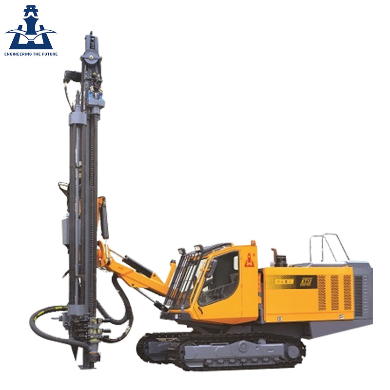 Cheap stable performance KT12 crawler mounted drilling rig