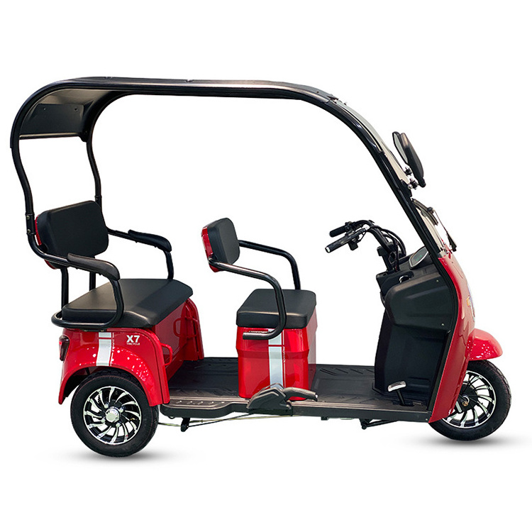 Philippines Hot Sale Cheap Price Fashion 3 Seats Passenger Electric Tricycles