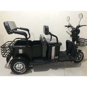 Hot sell electric tricycle in electric scooters 3 three wheel with padals trike bike for adults