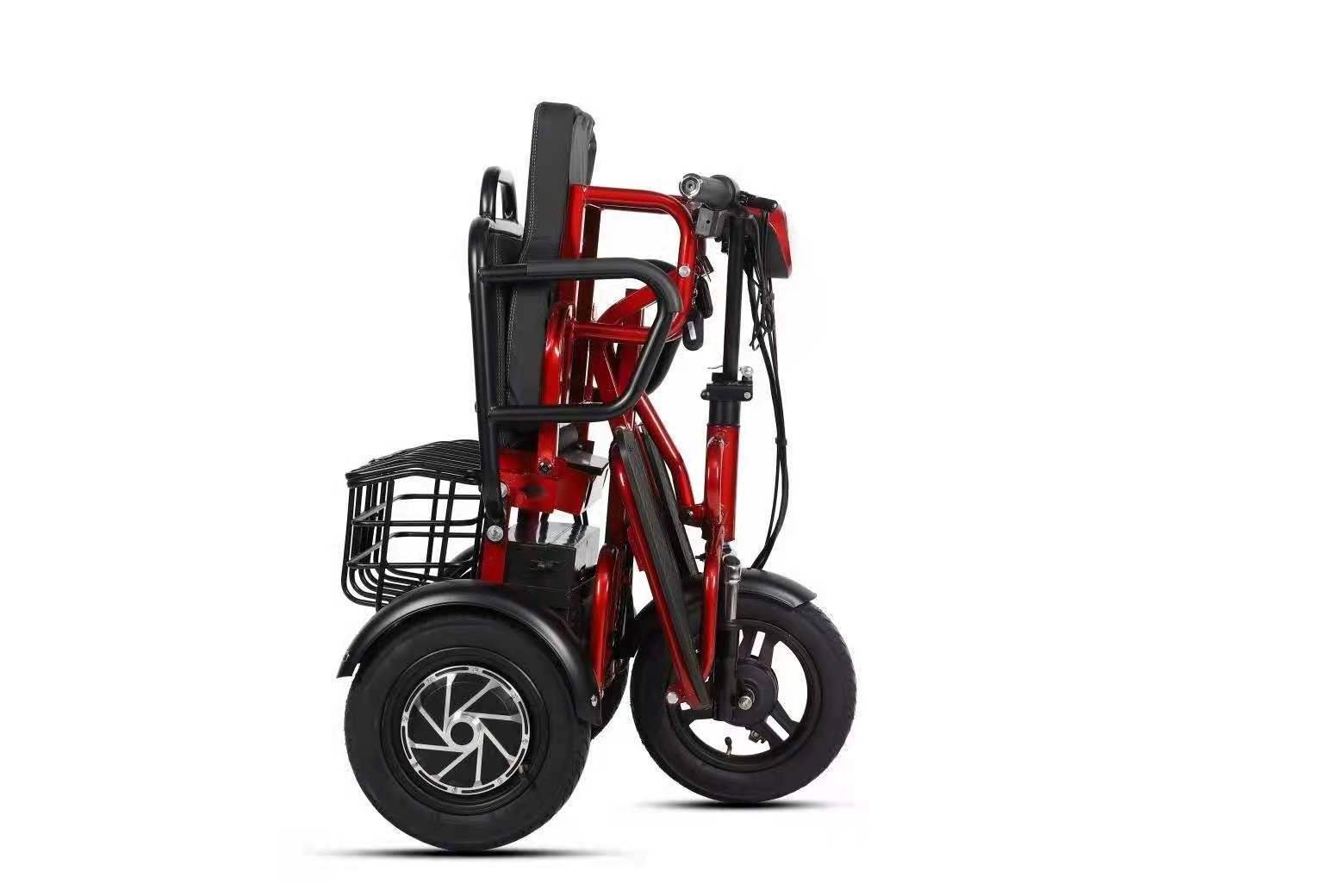 New three wheel  Foldable Electric tricycle foldable 3 wheel electric scooter with seat