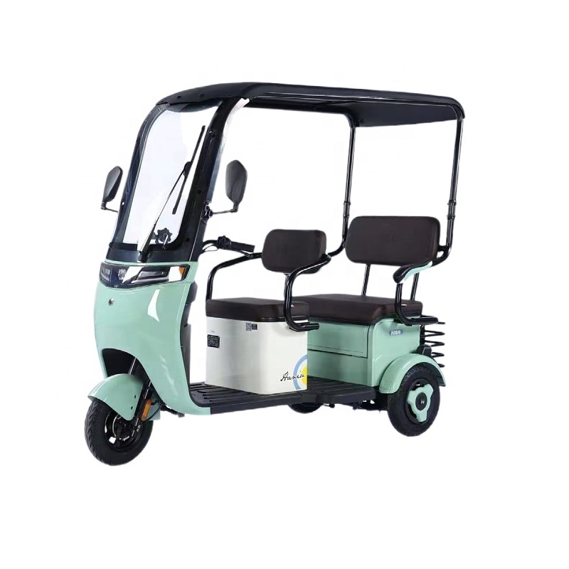 Hot selling China factory  electric tricycle passenger 3 wheel electric tricycle with back seat