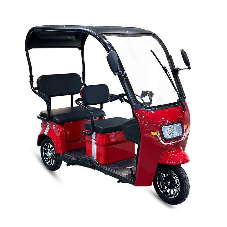 Philippines Hot Sale Cheap Price Fashion 3 Seats Passenger Electric Tricycles