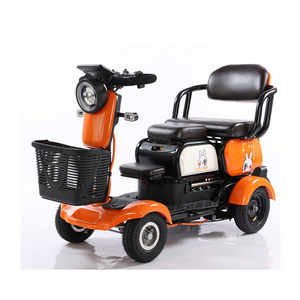 FULIKE New 24V 12AH Elderly Mobility Scooter Folding Mobility 4 Wheels Electric Scooter For Old Man