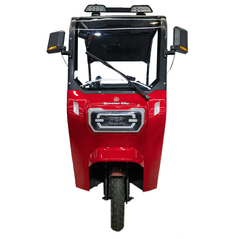 FULIKE Three Wheel Electric Tricycle Motorcycle Mobility Scooter ebike 3 wheels electric bike with Roof