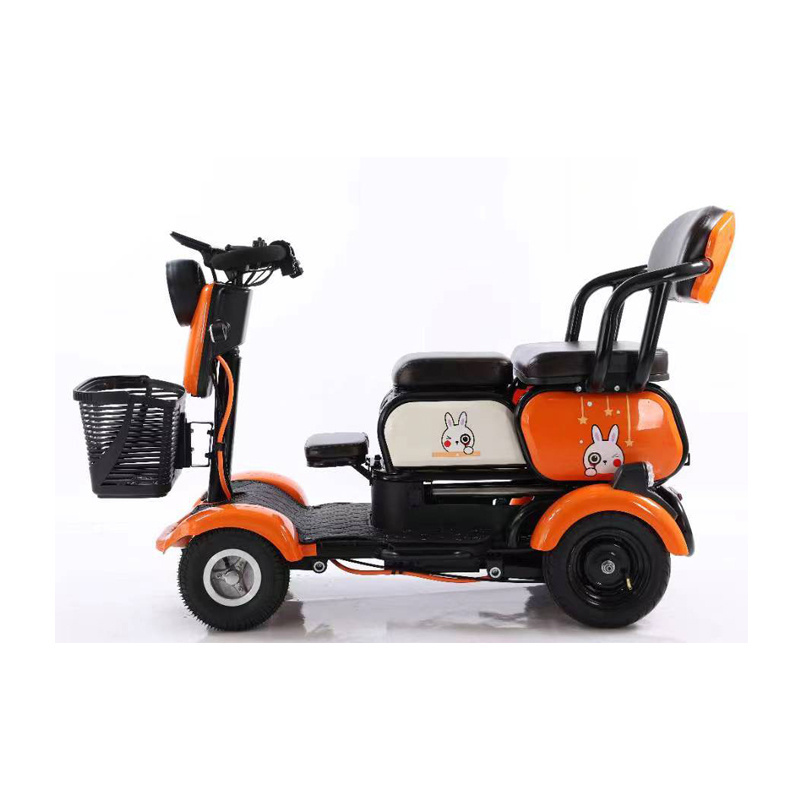 FULIKE New 24V 12AH Elderly Mobility Scooter Folding Mobility 4 Wheels Electric Scooter For Old Man