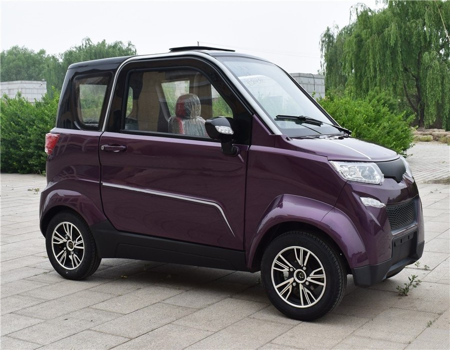 Hot Sale 3 Seater 4 Wheel Electric Mini Car Without Driving Licence