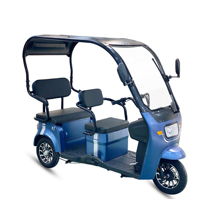 Philippines Hot Sale Cheap Price Fashion 3 Seats Passenger Electric Tricycles