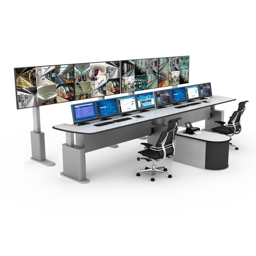 kesino broadcasting furniture console desk monitoring command center security control room equipment furniture room control