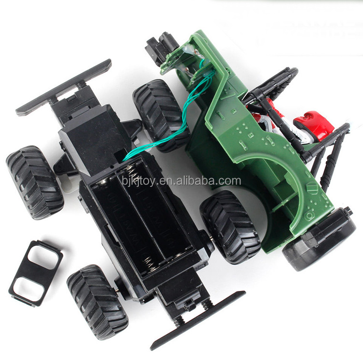 2.4G 1:36 all terrain remote controlled car and track off road vehicle multi function climbing rc jeep toy for children