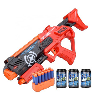 Plastic Gun Toy For Boys Gift Super Shooting Distance  Rubber Foam Soft Bullet Gun For Kids Pistol Toy