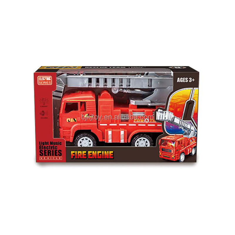 Wholesale B/o Electric Kids Wholesale Fire Fighter Truck Car Toy With Light Music For Toddlers Christmas Birthday Gift Car Sets