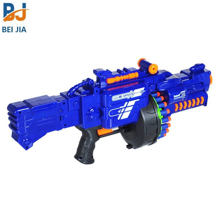 B/O Kids toy gun shooting game blaze storm soft bullet gun with 40pcs EVA foam bullet