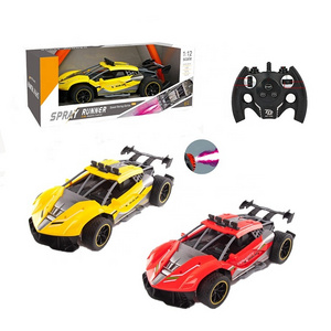 Hot Selling Low Moq Full Function 1 12 Rc Racing Car 2.4ghz Spray High Speed Remote Control Toy Car For Kids