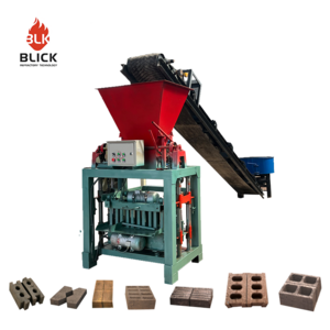 Full automatic concrete block interlocking solid fly ash brick factory garden brick making machinery