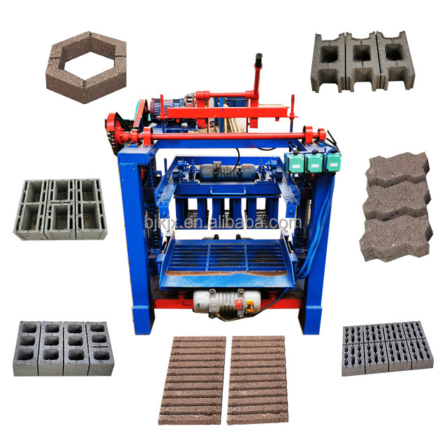 Low Price South Africa Paving Brick Making Machine Concrete Driveway Brick Machine with Engine Core Component