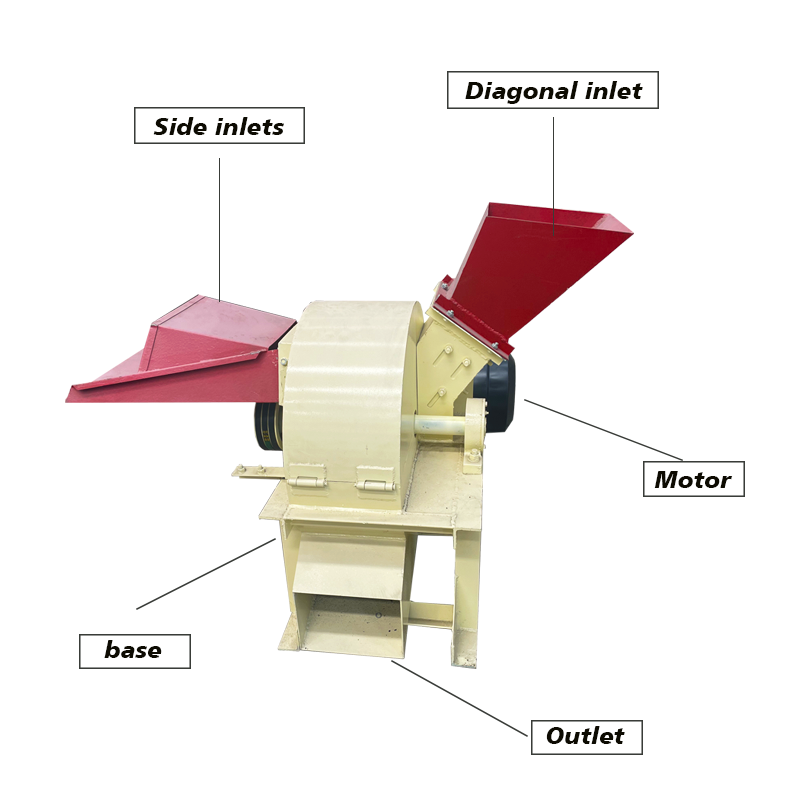 high efficient diesel engine mobile wood chipper ce approved tractor mounted 8 inch wood chipper