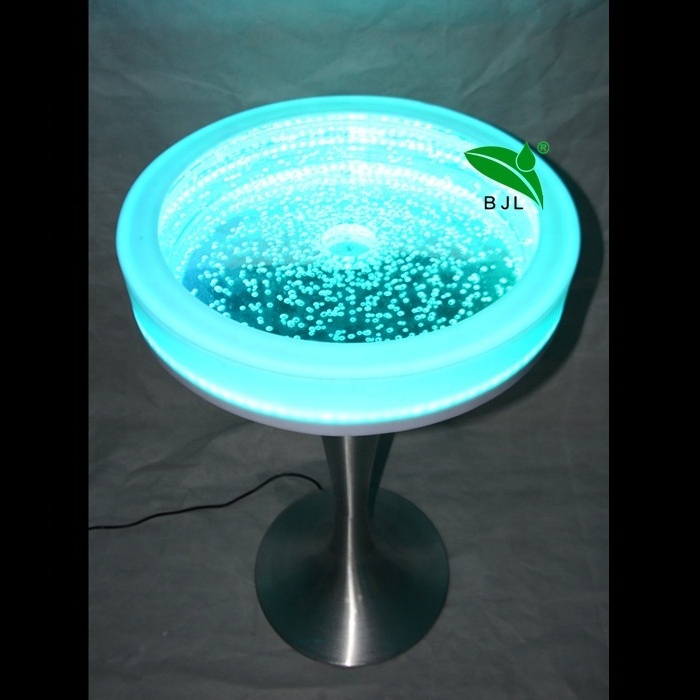 Cool Bar/club/party/wedding/KTV/hotel Night Club lighting illuminated led round glowing bar table design