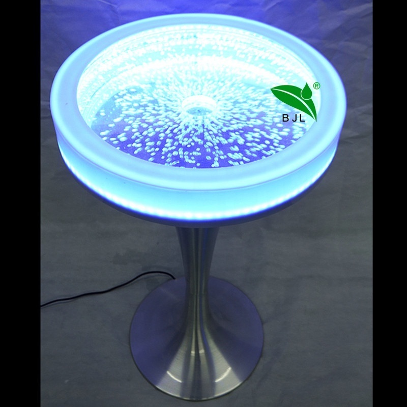 Cool Bar/club/party/wedding/KTV/hotel Night Club lighting illuminated led round glowing bar table design