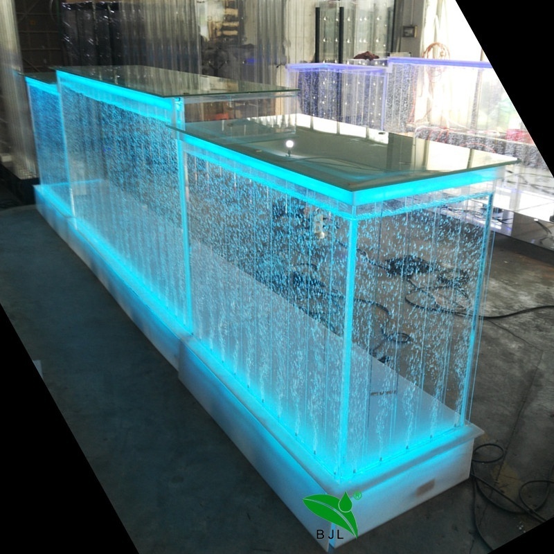 used commercial LED bar table acrylic base restaurant bar counters for sale