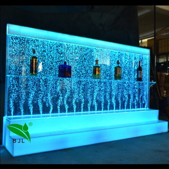 night club led dancing water bubble wall wine cabinet used nightclub furniture for sale