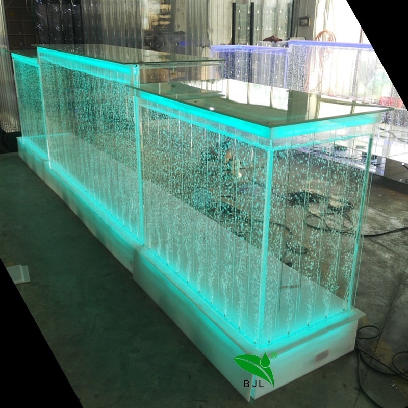 used commercial LED bar table acrylic base restaurant bar counters for sale