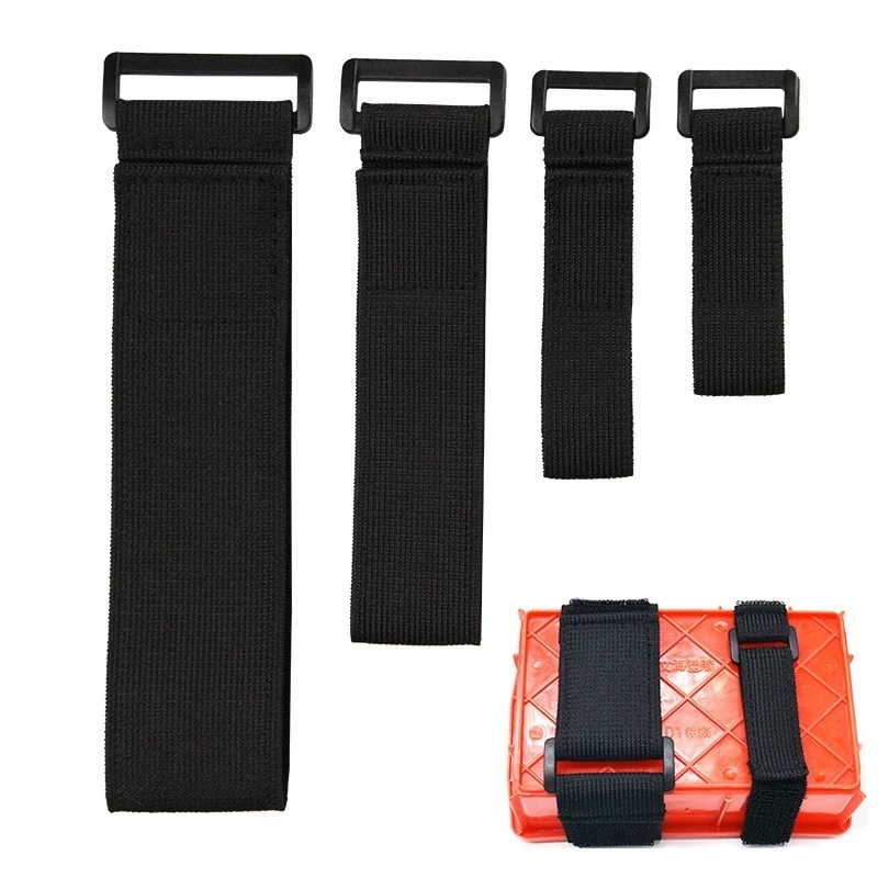 Customizable Elastic Reverse Buckle Nylon Magic Elastic Band Hook Loop Cable Ties Hook Straps sticky fastener tape