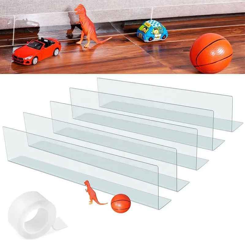 Toy Blockers Under Furniture Gap Bum-per Under Couch Blocker Furniture Stop Things from Going Under Couch Clear Toy Blockers