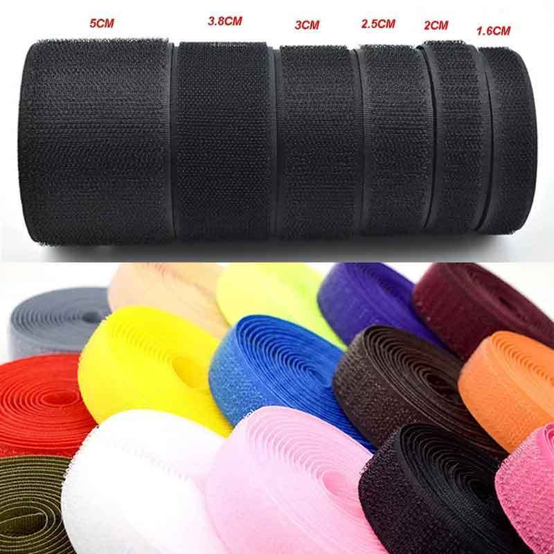 25mm Custom Nylon Hook and Loop Fastener No Glue Adhesive Sewing-On Magic Tape Velcroes Reusable Hook And Loop Tape Velcroes