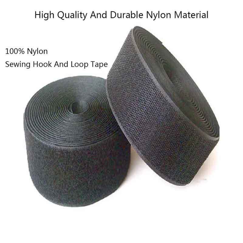 25mm Custom Nylon Hook and Loop Fastener No Glue Adhesive Sewing-On Magic Tape Velcroes Reusable Hook And Loop Tape Velcroes