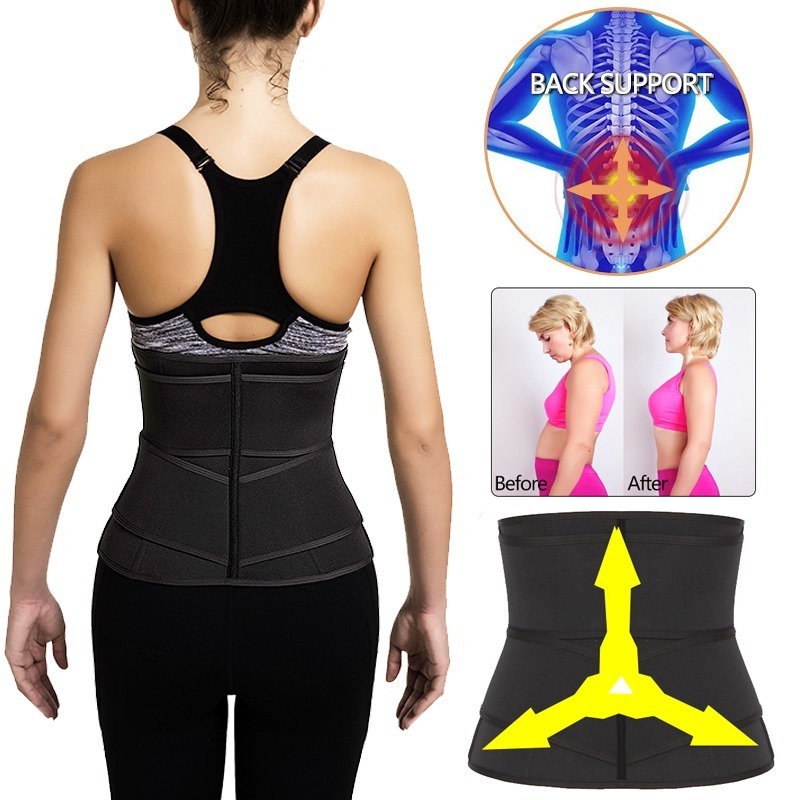 3 Belts Waist Trainer Corset Women Body Shaper Neoprene waist Slimming Belt Sheath Reducing Curve Waist Shapers Workout Trimmer