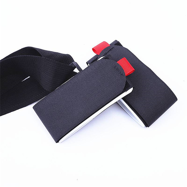 Black Practical Skiing Poles Fixing Strap Fine Workmanship Ski Belt Wear-resistant custom ski strap