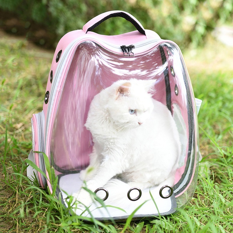 Bag Dog Backpack Pet Bubble Backpack Small Cats Puppies Dogs Bunny Airline-Approved Ventilate Transparent Cat Backpack Carriers