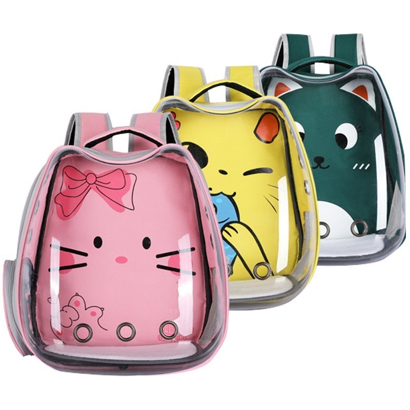 Bag Dog Backpack Pet Bubble Backpack Small Cats Puppies Dogs Bunny Airline-Approved Ventilate Transparent Cat Backpack Carriers