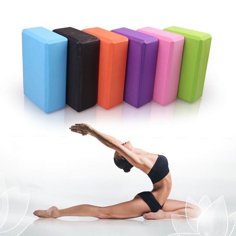 EVA Gym Blocks Foam Brick Training Exercise Fitness Set Tool Yoga Bolster Pillow Cushion Stretching Body Shaping Yoga Blocks