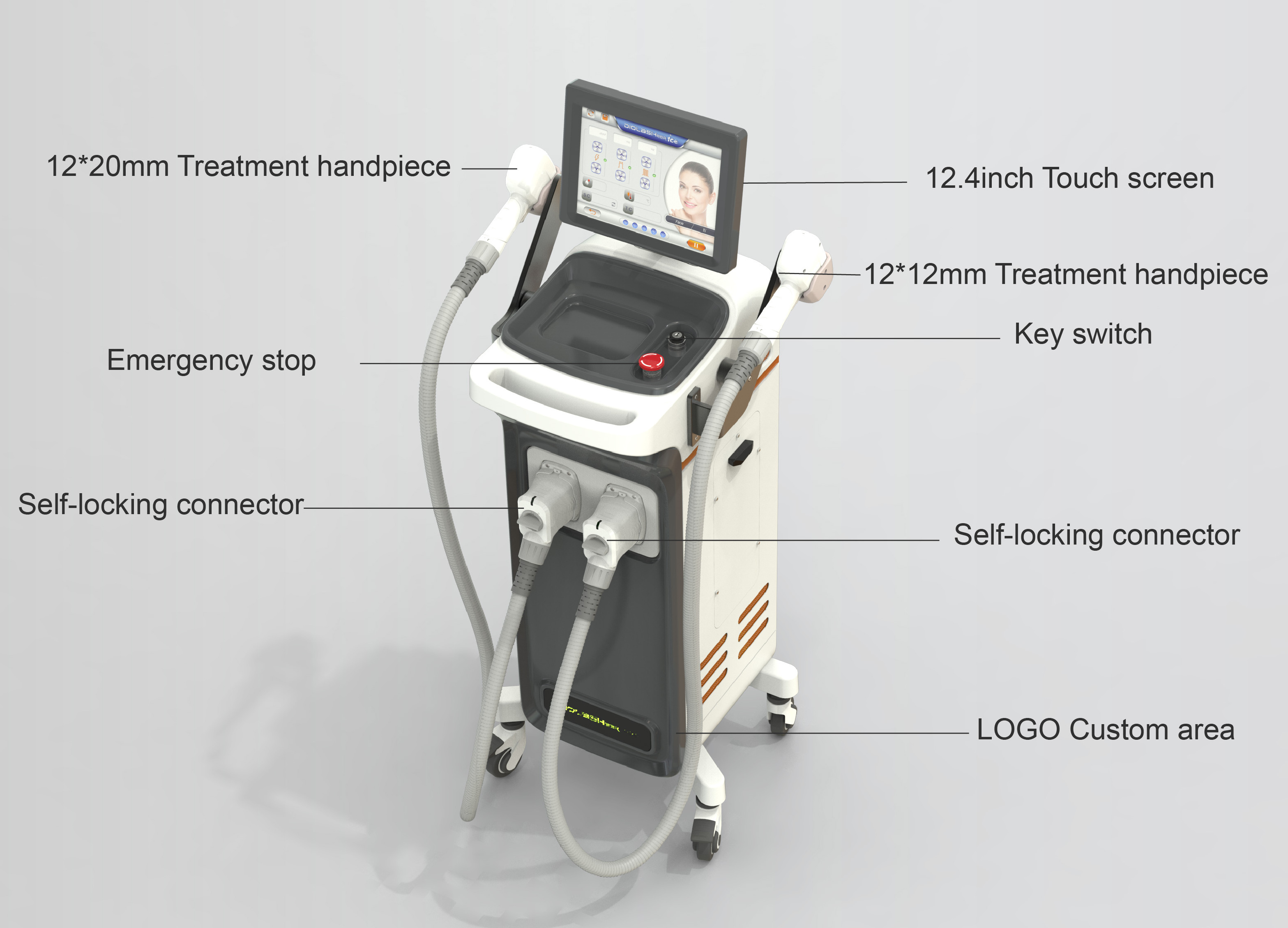 Nubway Professional Diode Laser 808Nm Ice Cooling Laser Hair Removal Machine For Sale