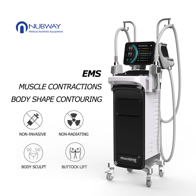 Professional muscle stimulator Equipment 2 In 1 Ems Physical Therapy Slimming Machine For Treatment Of Abdomen Buttocks