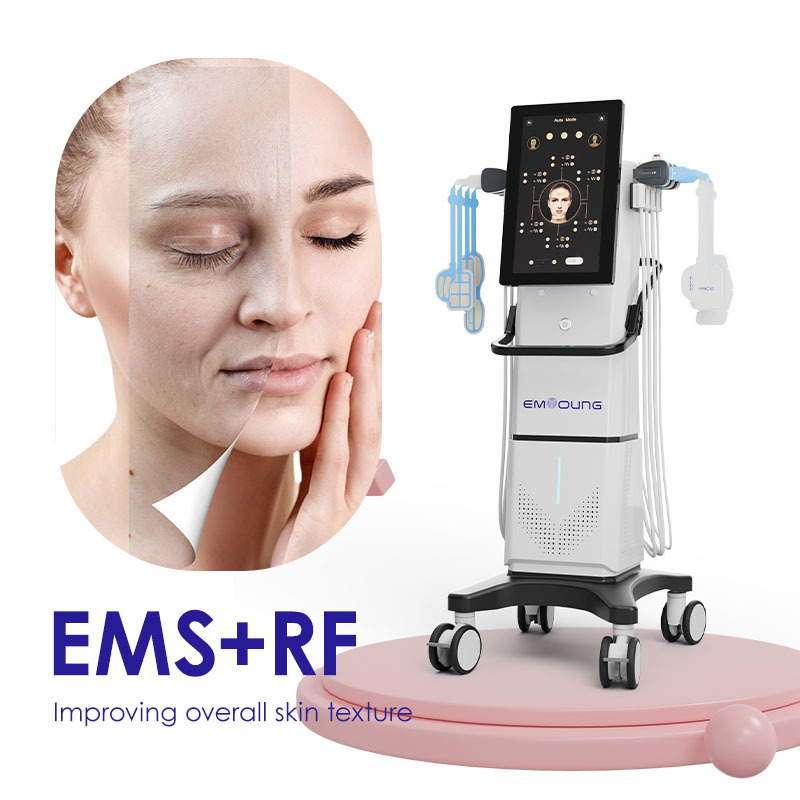 Professional Standing Wrinkle Remover Anti-aging Ems rf Face Massager Ems Sculpting Machine For Face