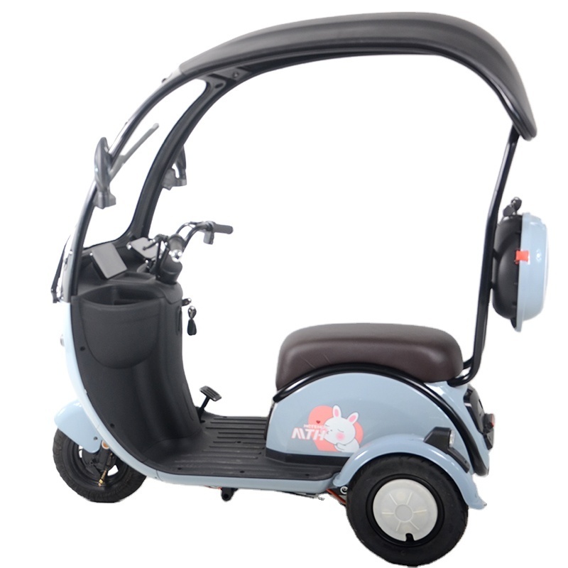 Semi-enclosed electric scooter tricycle electric electric tricycle for adult tricycles 3 wheel electric mobility scooter