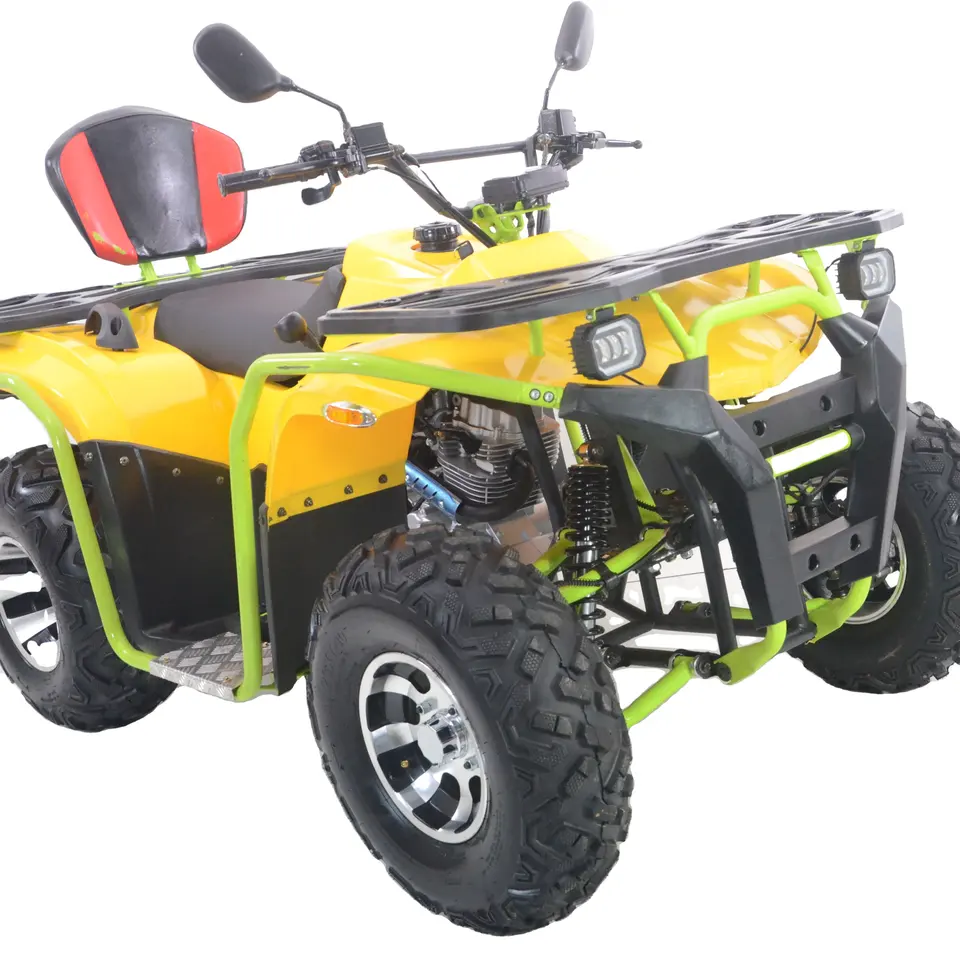 2023 Hot Sale Fuel ATV  200cc all Terrain Large Quad ATV Bike ATV 4x4 Zhanlang 200