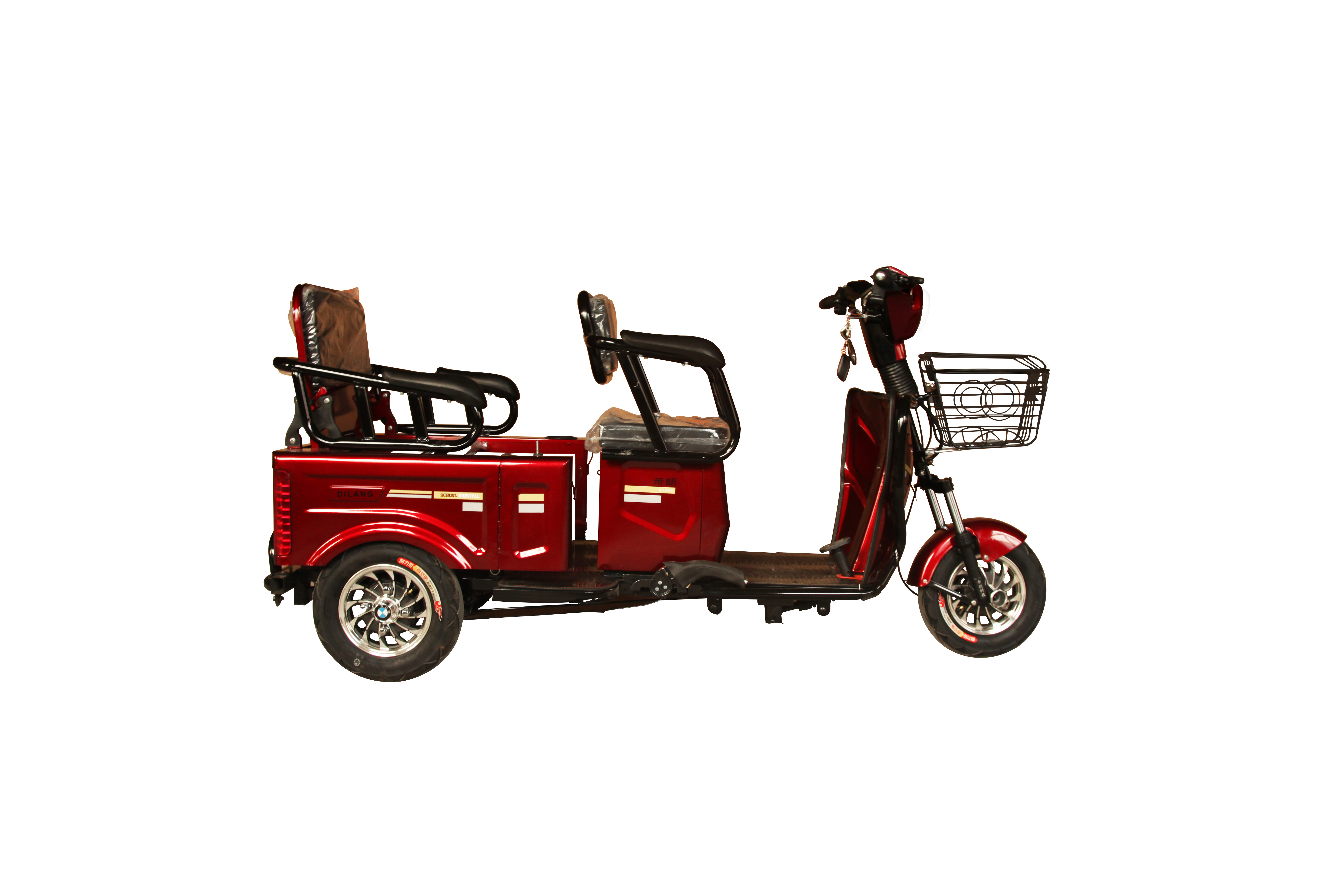 Hot Sale 500W Fat Tire Passenger Cargo Three Wheels Electric Tricycle Electric Trikes with Brushless Front Motor