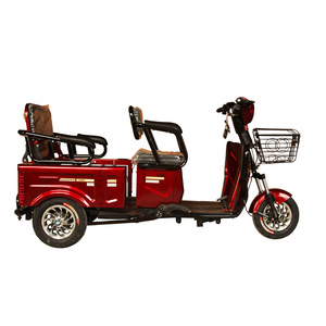 Hot Sale 500W Fat Tire Passenger Cargo Three Wheels Electric Tricycle Electric Trikes with Brushless Front Motor