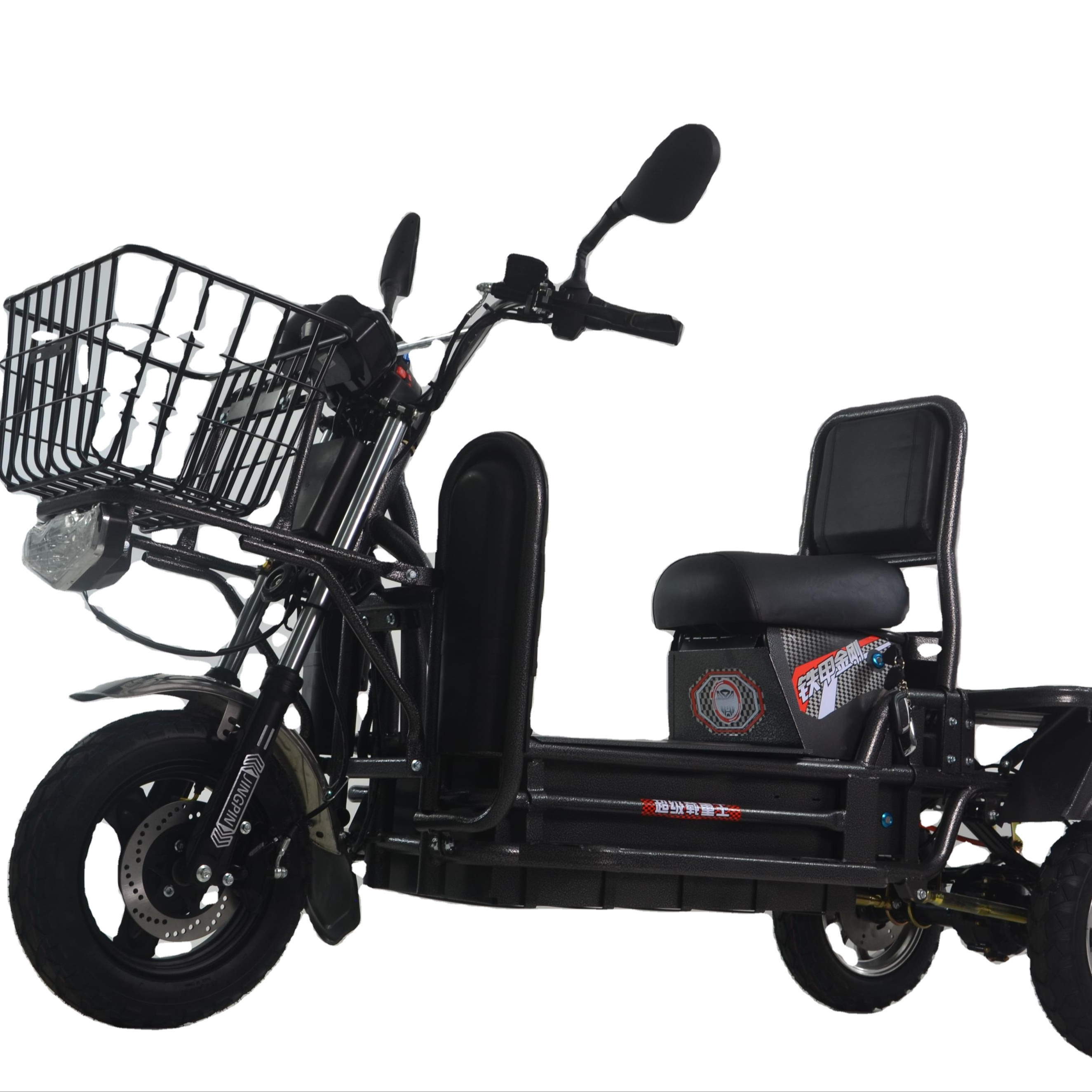 Wholesaler Adults 1200W 72V 3 Wheel Cargo Electric Scooter Chinese Electric Tricycle with Rear Cargo Pallet