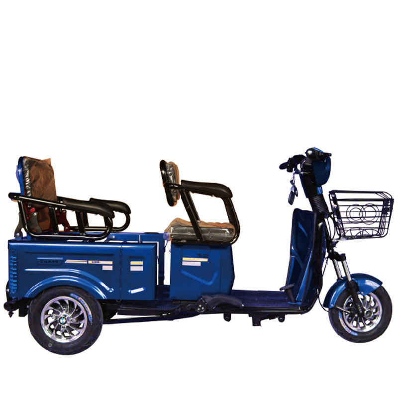 Smart  Adult Folding Fat Tire Electric Passenger  Tricycle  hot sale electric Tricycles for Handicapped with Cargo