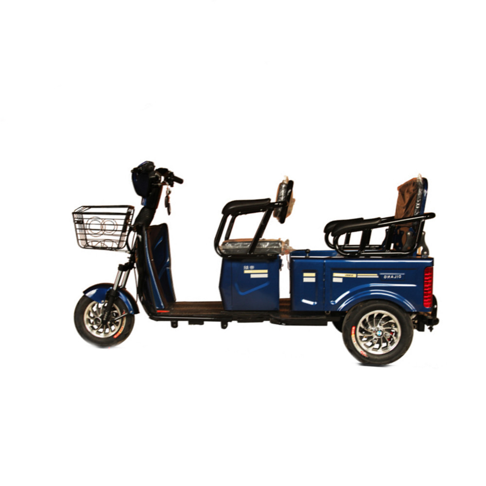 Smart  Adult Folding Fat Tire Electric Passenger  Tricycle  hot sale electric Tricycles for Handicapped with Cargo