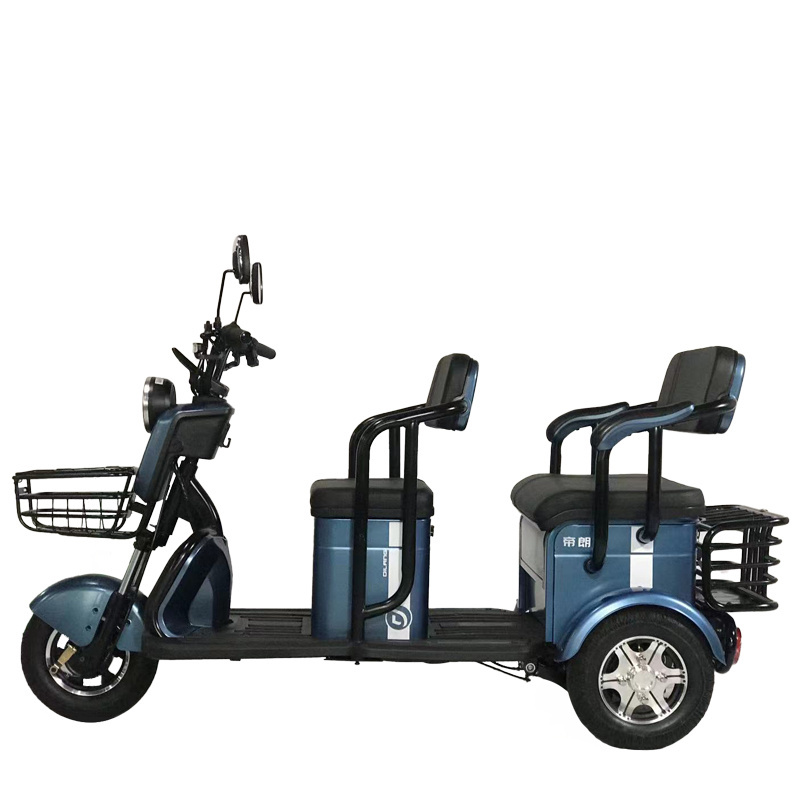 Factory price 600w 60v Electric Tricycle household three Wheels Electric Tricycle scooter for adult